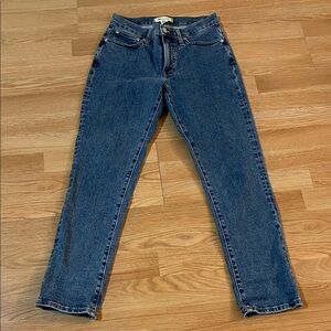 Madewell Straight Leg Jeans in Classic Blue